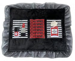 Chewnel Border Perfume Dog Mat - Red