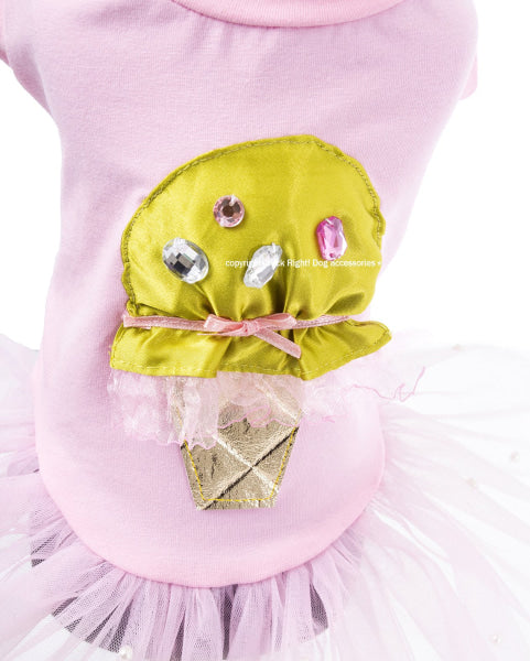 Ice Cream Ballerina Dog Dress